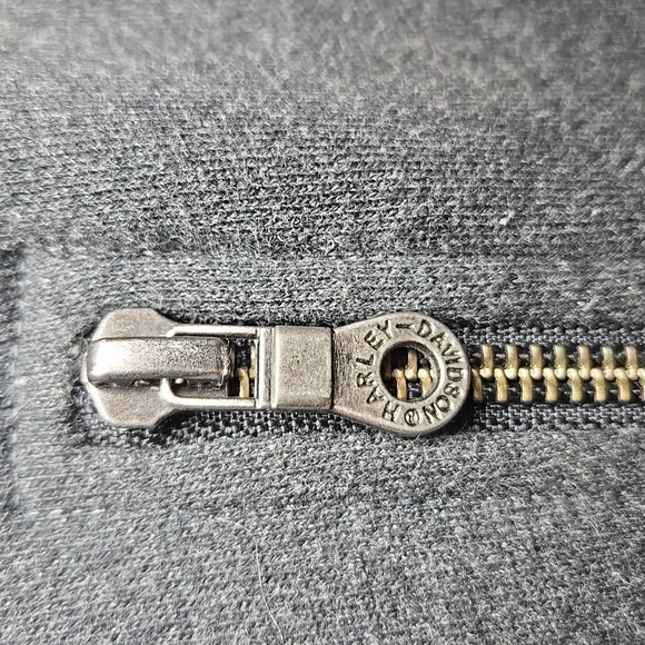 Harley-Davidson Men's Full Zip Cotton Large Logo Back Hoodie Swestshirt 3XL NWOT - Picture 11 of 14